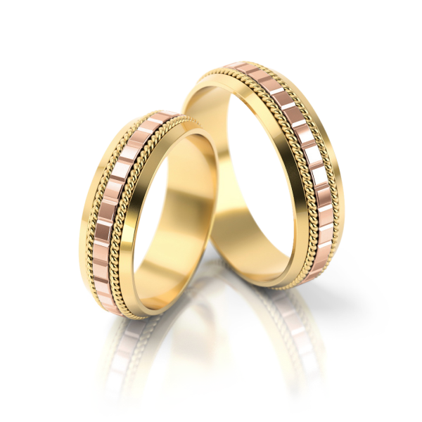 Stelmach Trauringe Weiss-Gelbgold Köln 068